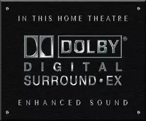 Logos -Blu-ray, Dolby Digital, Digital EX, Digital Plus and Pro Logic-